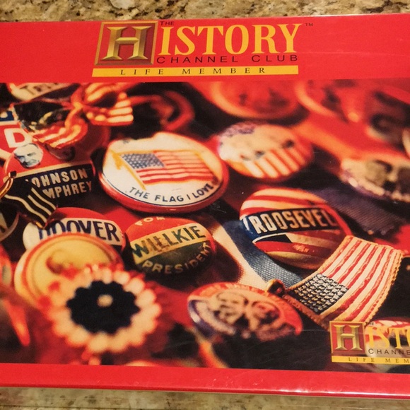 History channel campaign buttons Puzzle NEW 1000 pieces of campaign history NEW - Picture 2 of 4